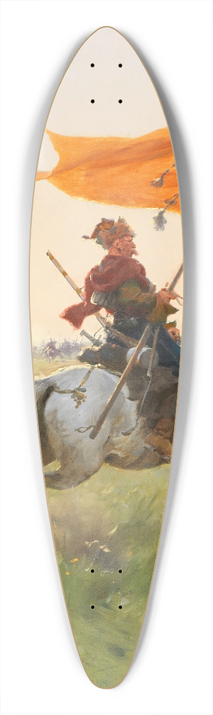 Jozef Brandt - Standartenreiter auf dem Schlachtfeld 39.3 inch art pintail longboard deck