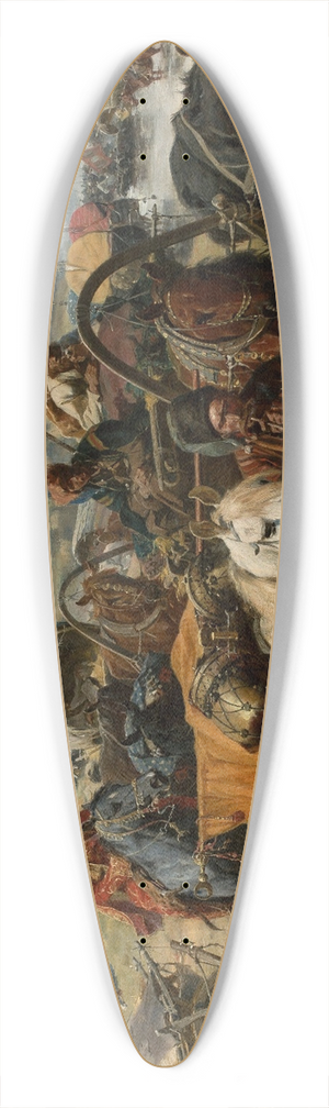 Jozef Brandt - Zaporozhian camp 39.3 inch art pintail longboard deck