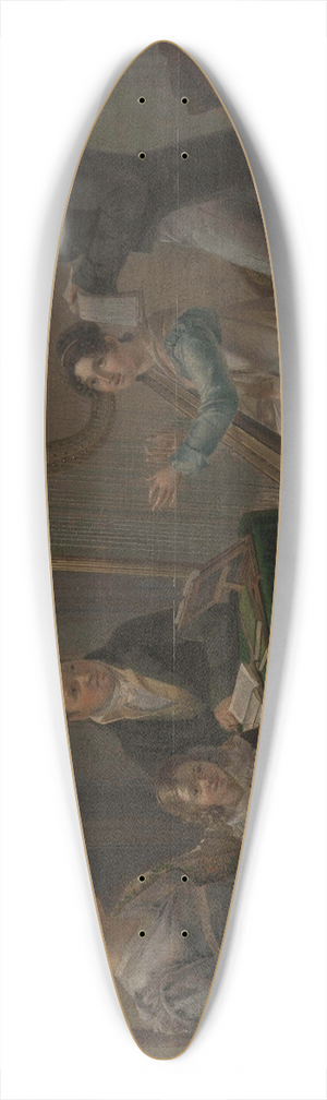 Jozef Geirnaert - Harp lesson 39.3 inch art pintail longboard deck