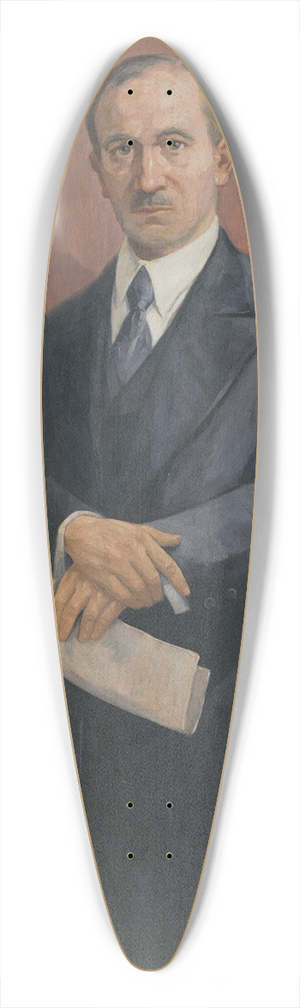 Jozef Hanula - Eduard Bene 39.3 inch art pintail longboard deck