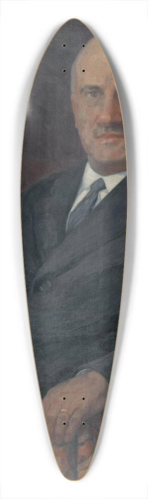 Jozef Hanula - Ferko Skyck 39.3 inch art pintail longboard deck
