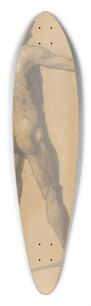 Jozef Hanula - Muscleman II 39.3 inch art pintail longboard deck