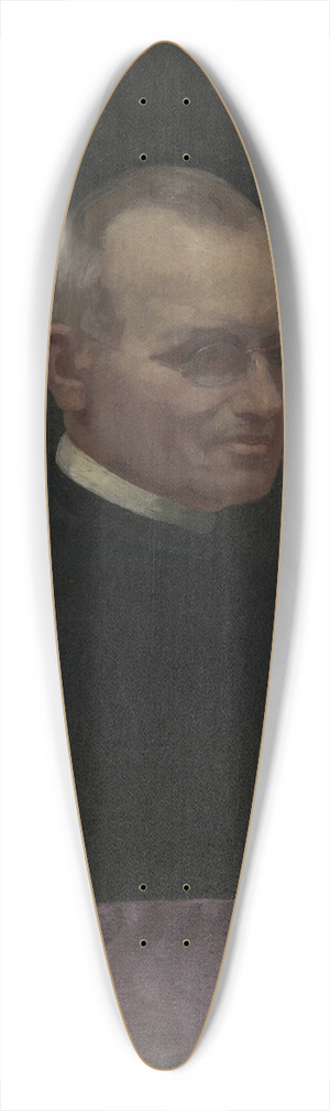 Jozef Hanula - Portrt farra Langa 39.3 inch art pintail longboard deck
