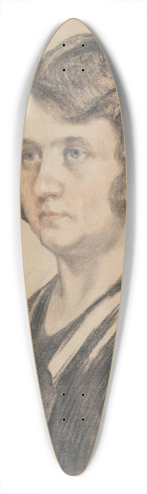 Jozef Hanula - Portrt Mrie Hanulovej 39.3 inch art pintail longboard deck