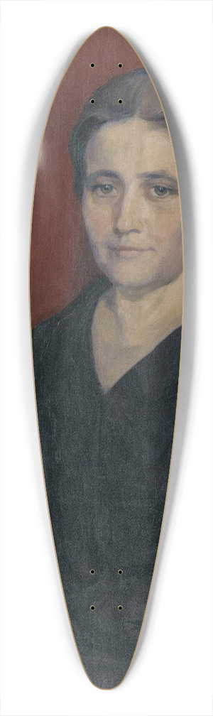 Jozef Hanula - The artists wife 39.3 inch art pintail longboard deck