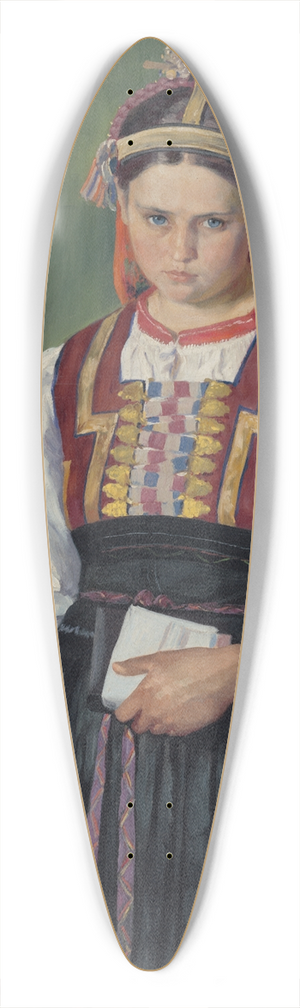 Jozef Hanula - To Boyfriend 39.3 inch art pintail longboard deck