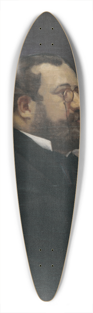 Jozef Hanula - Viliam Scholtz 39.3 inch art pintail longboard deck