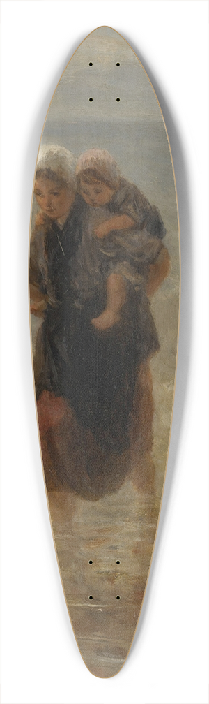 Jozef Israls - At sea 39.3 inch art pintail longboard deck