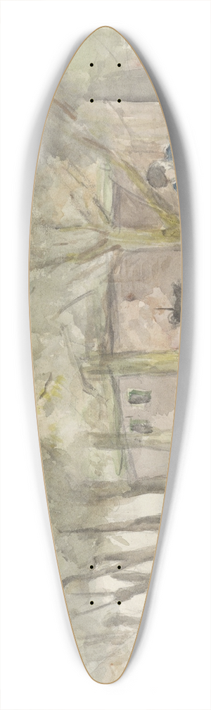 Jozef Israls - Landschap met een koe en een boer 39.3 inch art pintail longboard deck