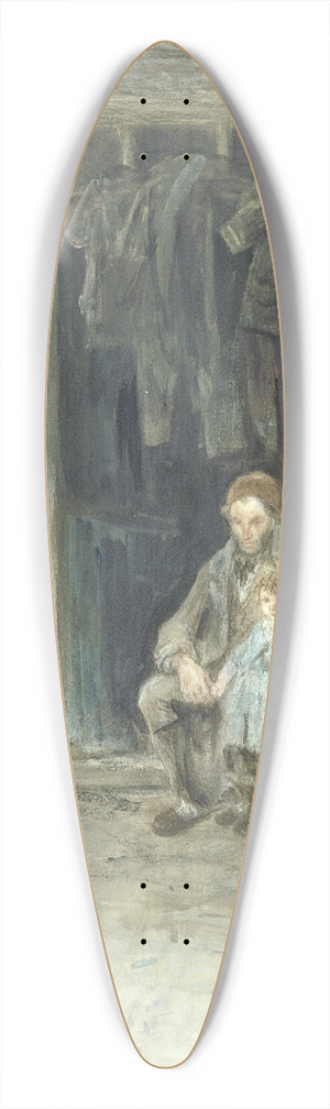 Jozef Israls - Zoon van het oude volk 39.3 inch art pintail longboard deck