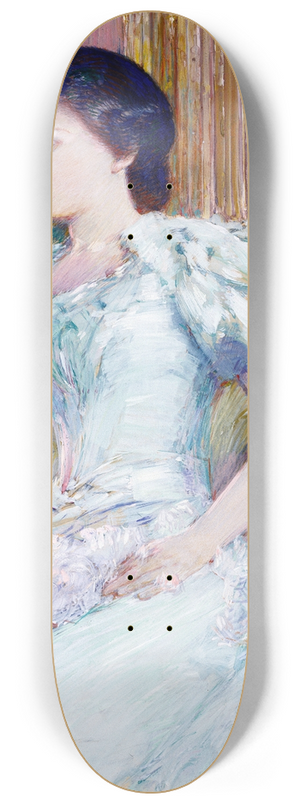 Childe Hassam - Lillie (Lillie Langtry) 8.25 inch art skate deck