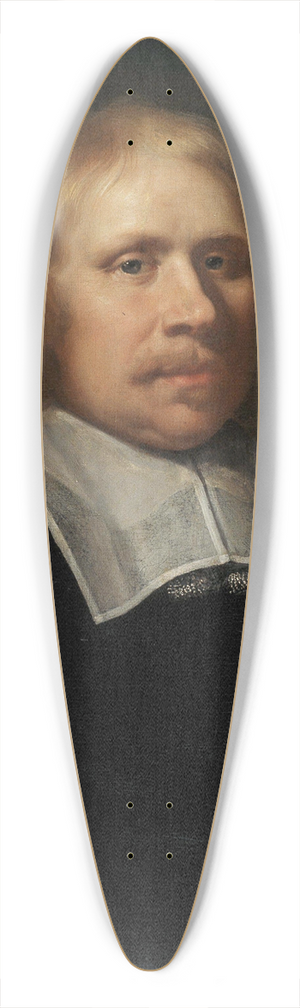 Jrgen Ovens - Portrait of a man 39.3 inch art pintail longboard deck
