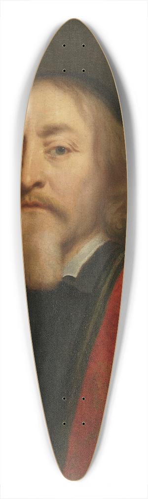 Jrgen Ovens - Portrait of Jan Amos Comenius 39.3 inch art pintail longboard deck