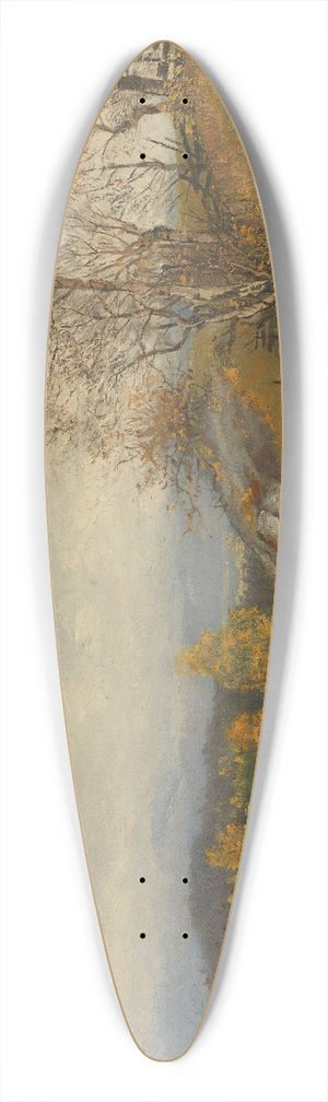 Jrgen Srensen - View from Modum 39.3 inch art pintail longboard deck