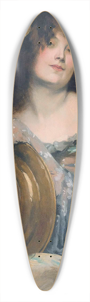 Juana Romani - Salom 39.3 inch art pintail longboard deck