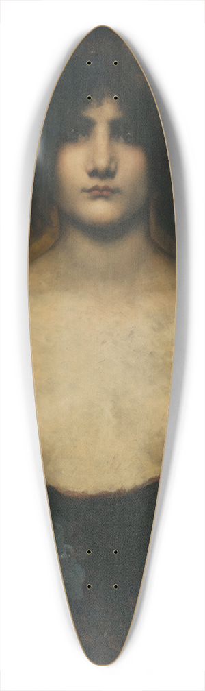 Juana Romani - Young oriental 39.3 inch art pintail longboard deck
