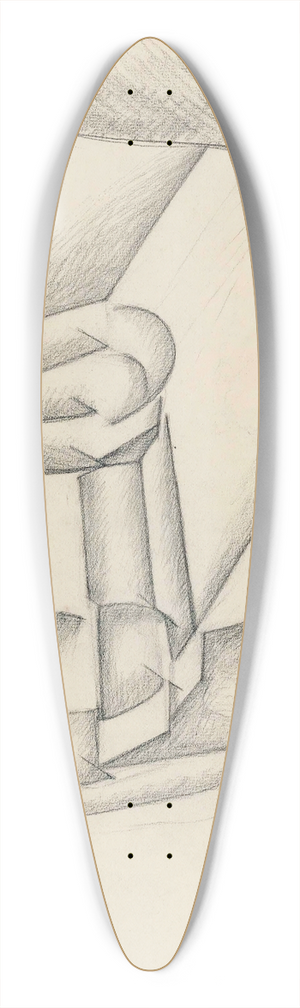 Juan Gris - Bock de bire 39.3 inch art pintail longboard deck
