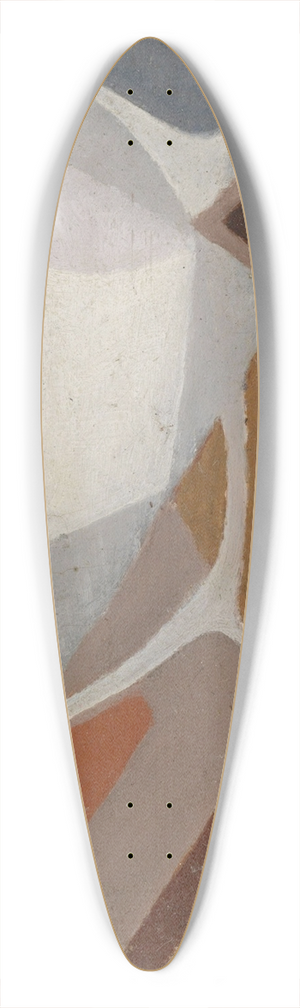 Juan Gris - Bol et pipe 39.3 inch art pintail longboard deck Juan Gris - Bol et pipe 39.3 inch art pintail longboard deck