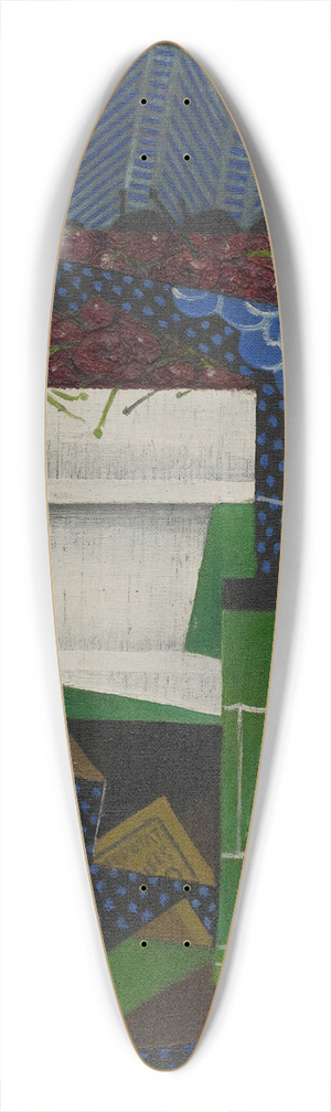 Juan Gris - Cherries 39.3 inch art pintail longboard deck Juan Gris - Cherries 39.3 inch art pintail longboard deck