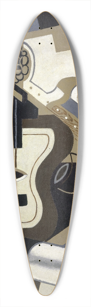 Juan Gris - Guitar and clarinet 39.3 inch art pintail longboard deck