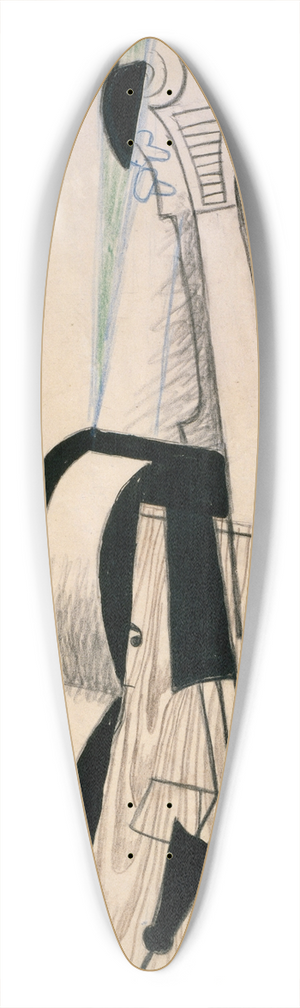 Juan Gris - Violin Hanging on a Wall 39.3 inch art pintail longboard deck