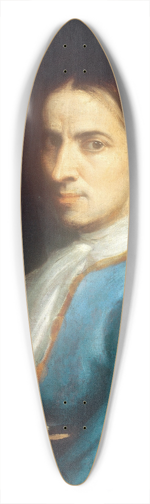 Juan Rodrguez Jurez - Self-portrait 39.3 inch art pintail longboard deck