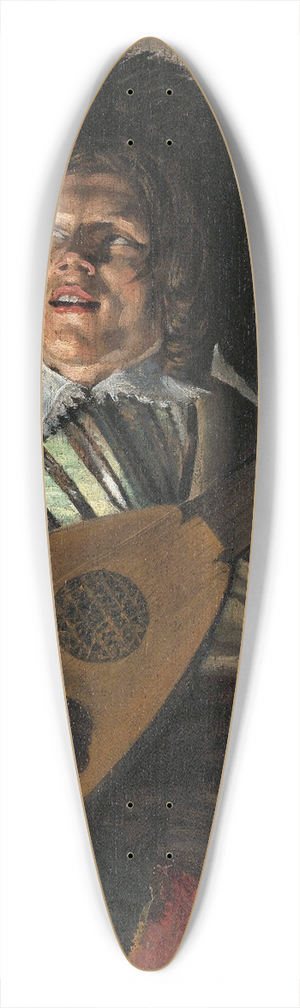 Judith Leyster - The Serenade 39.3 inch art pintail longboard deck Judith Leyster - The Serenade 39.3 inch art pintail longboard deck