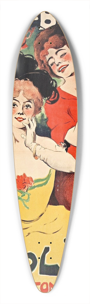 Jules-Alexandre Grn - Amlie Diterle aux Folies Bergre 39.3 inch art pintail longboard deck