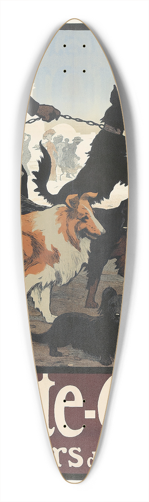 Jules-Alexandre Grn - Monte-Carlo, Concours de Chiens 39.3 inch art pintail longboard deck