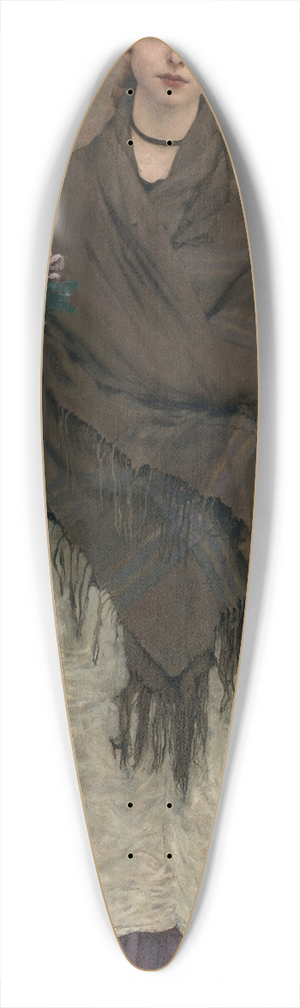 Jules Bastien-Lepage - Marchande de fleurs  Londres 39.3 inch art pintail longboard deck
