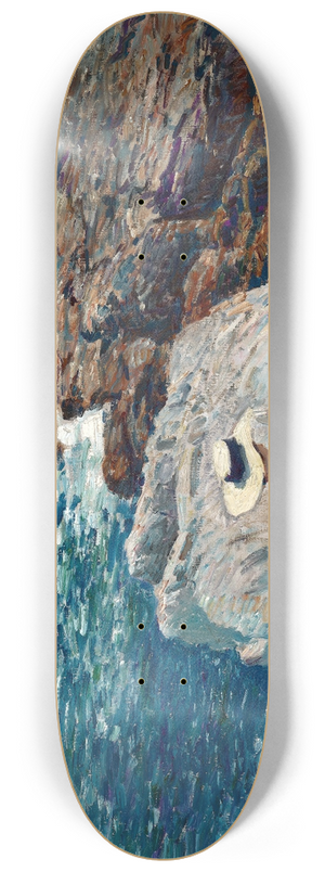 Childe Hassam - The South Ledges, Appledore 8.25 inch art skate deck
