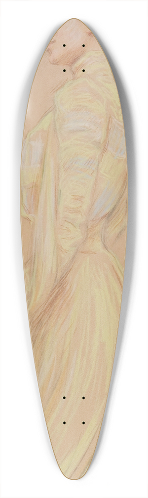 Jules Cayron - Portrait de Berthe Cerny 39.3 inch art pintail longboard deck