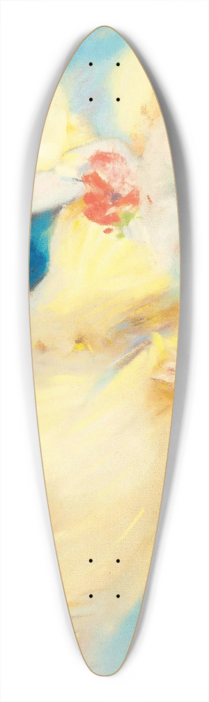 Jules Chret - A dancing girl 39.3 inch art pintail longboard deck