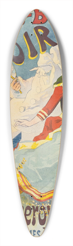 Jules Chret - Folies-Bergre Le Miroir 39.3 inch art pintail longboard deck