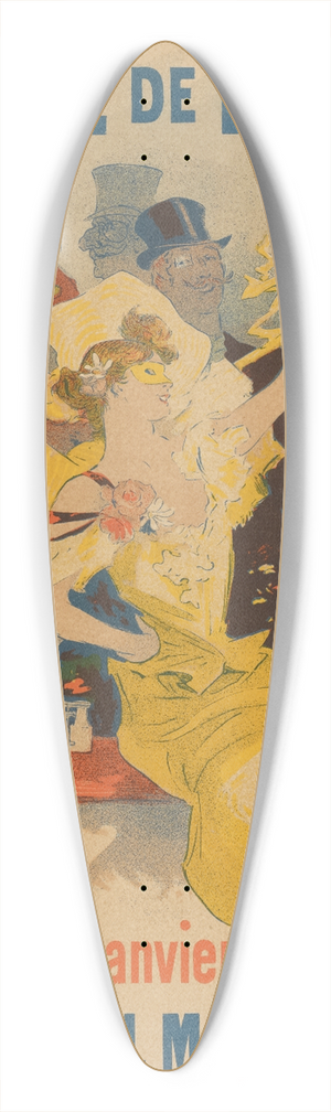Jules Chret - Theatre de LOpera 39.3 inch art pintail longboard deck