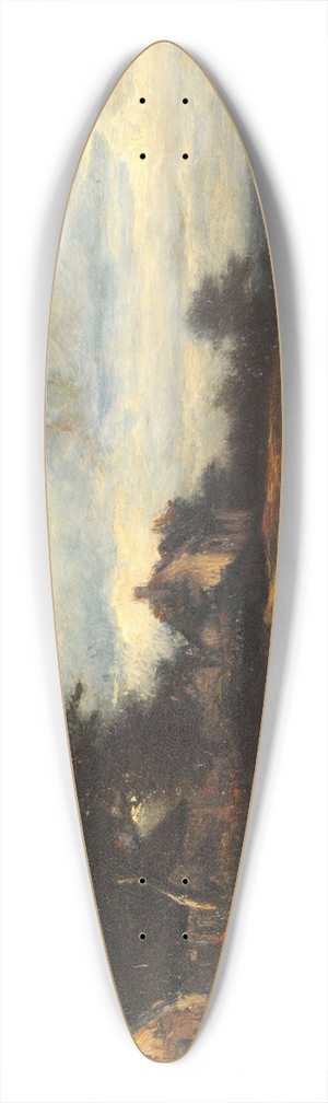 Jules Dupr - A orillas del Ro 39.3 inch art pintail longboard deck