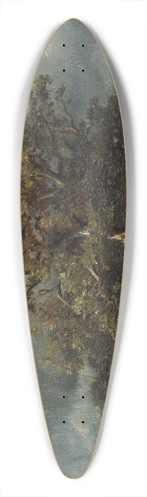 Jules Dupr - The Old Oak 39.3 inch art pintail longboard deck