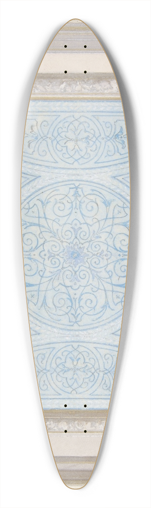 Jules-Edmond-Charles Lachaise - Design for a ceiling paianted in filagree patterns 39.3 inch art pintail longboard deck