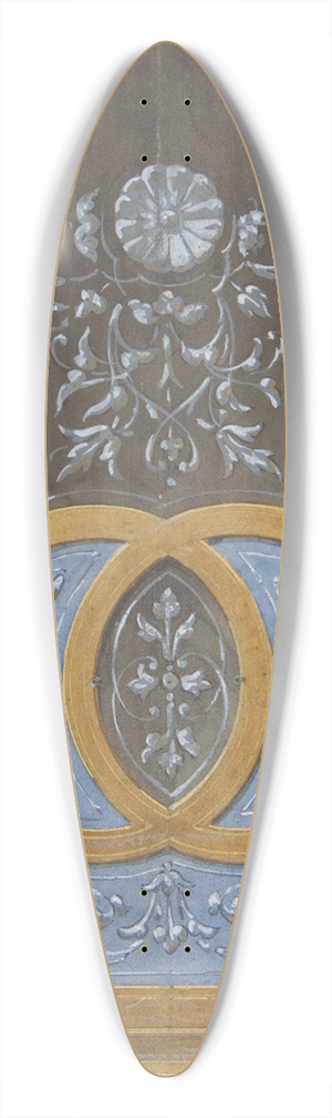 Jules-Edmond-Charles Lachaise - Design for the decoration of a ceiling with rinceaux 39.3 inch art pintail longboard deck