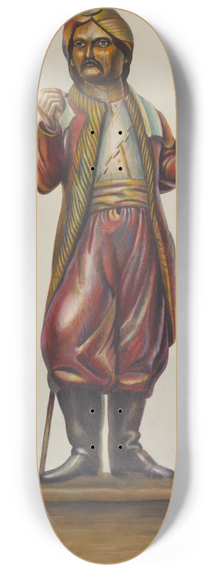 Chris Makrenos - Cigar Store Figure 8.25 inch art skate deck