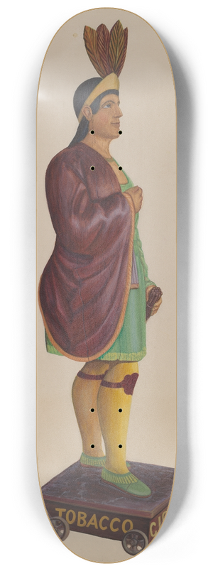 Chris Makrenos - Cigar Store Indian 8.25 inch art skate deck