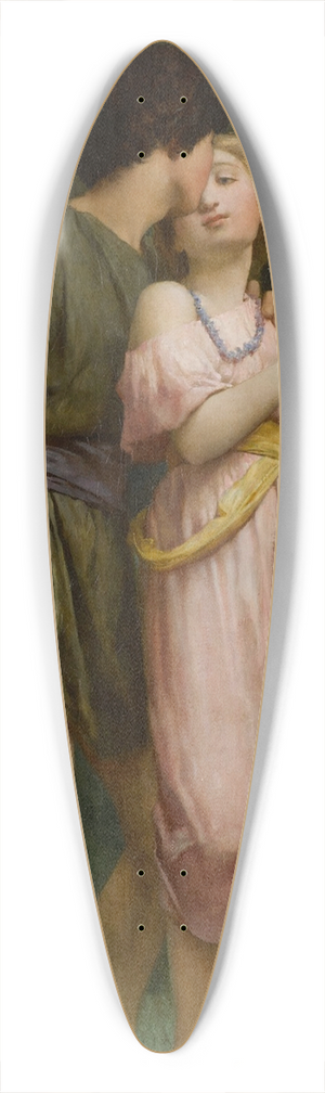 Jules Elie Delaunay - Daphnis et Chlo 39.3 inch art pintail longboard deck