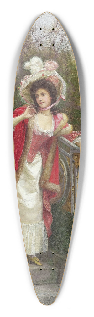 Jules Girardet - The Lovers 39.3 inch art pintail longboard deck Jules Girardet - The Lovers 39.3 inch art pintail longboard deck