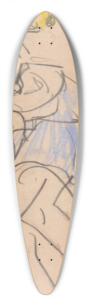 Jules Schmalzigaug - Dancer 39.3 inch art pintail longboard deck