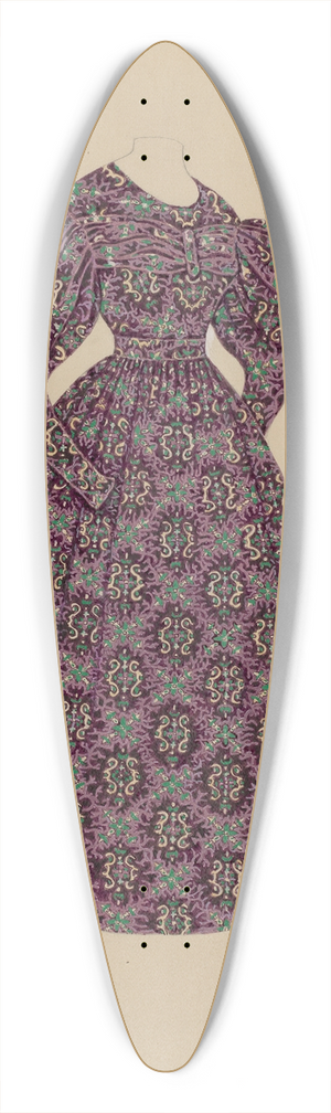 Julie C. Brush - Dress 39.3 inch art pintail longboard deck