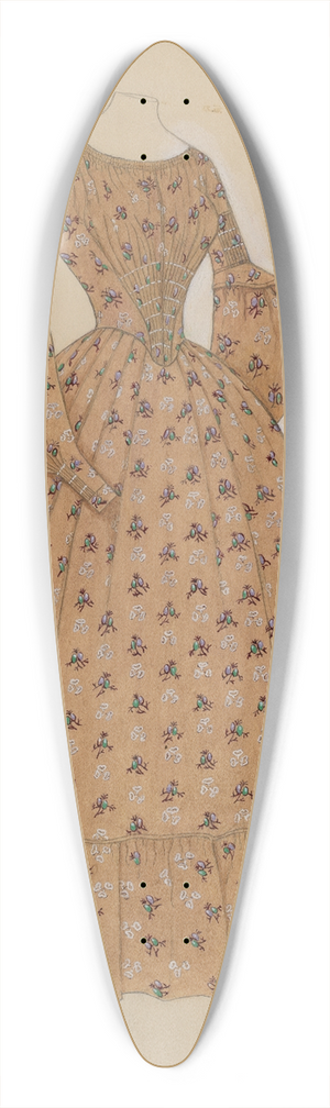 Julie C. Brush - Dress 39.3 inch art pintail longboard deck