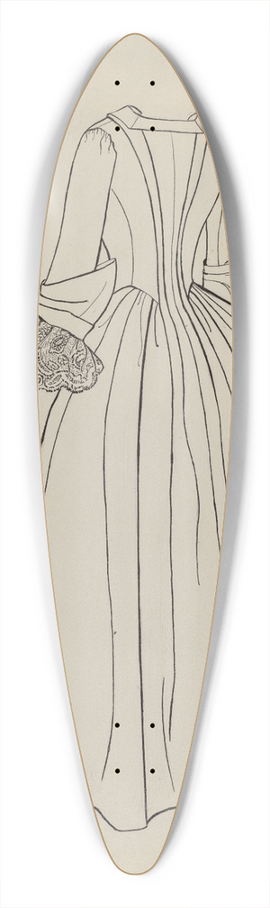 Julie C. Brush - Dress 39.3 inch art pintail longboard deck