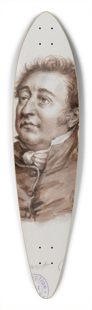 Julien Lopold Boilly - Portrait de Jean-Baptiste Huzard 39.3 inch art pintail longboard deck
