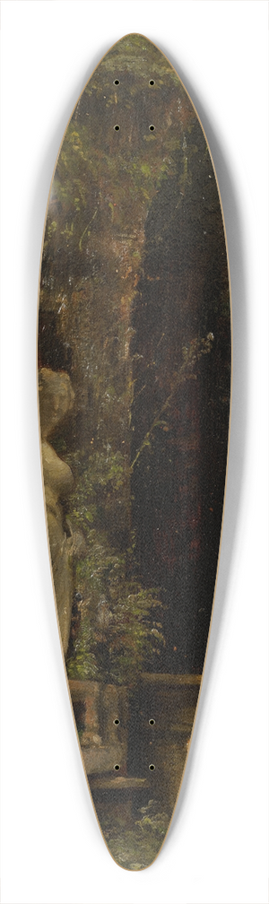 Julie Wilhelmine Hagen-Schwarz - Grotto in Rome 39.3 inch art pintail longboard deck