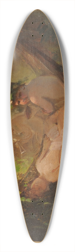 Julie Wilhelmine Hagen-Schwarz - Potus 39.3 inch art pintail longboard deck